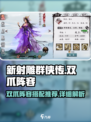新射雕群侠传双爪阵容推荐介绍