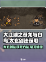 大江湖之苍龙与白鸟太玄剑法怎么获取介绍