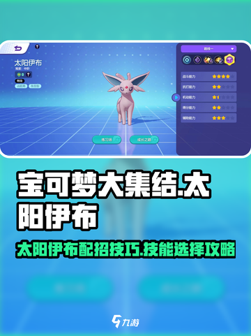 宝可梦大集结太阳伊布配招介绍介绍截图1