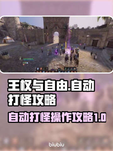 王权与自由🔥自动打怪操作攻略来啦！截图1