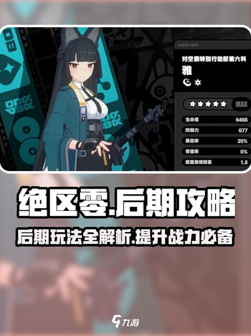 绝区零🔥后期攻略：玩转游戏的必胜秘籍！截图1