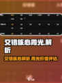 交错核心霞光怎么样介绍
