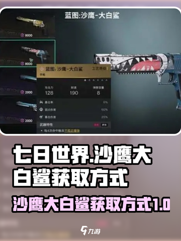 七日世界沙鹰大白鲨怎么获取介绍截图1