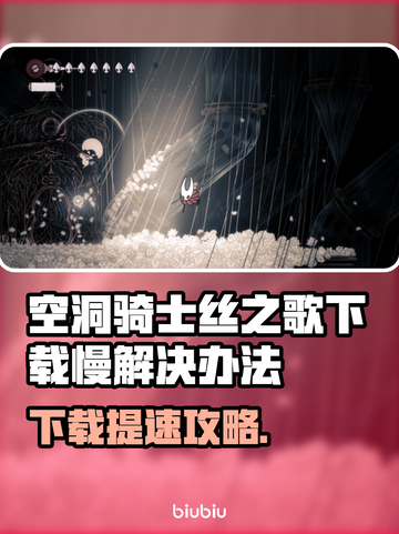 🎮空洞骑士丝之歌下载太慢？速看加速技巧！截图1