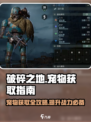 破碎之地🔥宠物获取全攻略！宠物系统大揭秘🎮