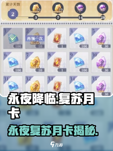 🌙永夜降临复苏月卡太香了！🎮截图1