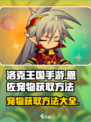 洛克王国手游恩佐的宠物怎么获得介绍