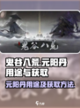 鬼谷八荒元阳丹有什么用介绍