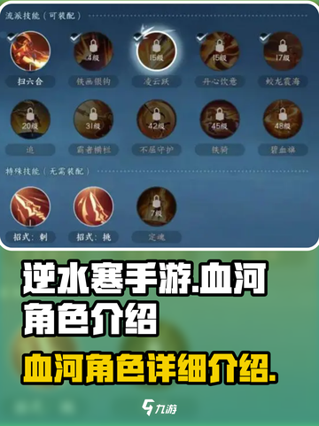 逆水寒手游🔥血河角色超强详细介绍来啦！截图1