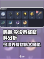 鸣潮⚡今汐养成材料大揭秘！玩家必看🔥