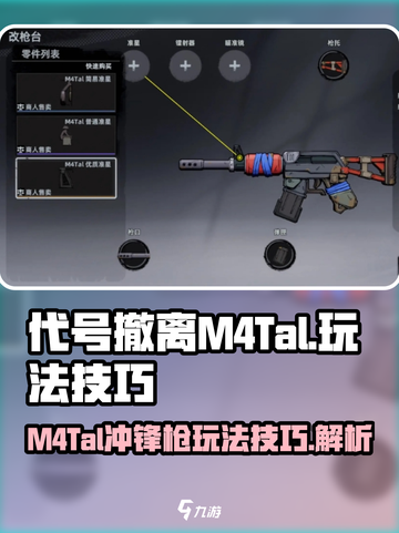 代号撤离M4Tal冲锋枪介绍介绍截图1