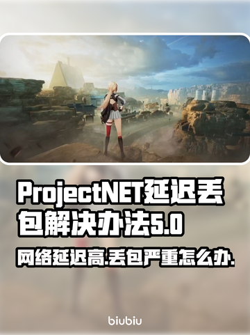 ProjectNET延迟丢包？❌教你轻松解决延迟问题⚡截图1