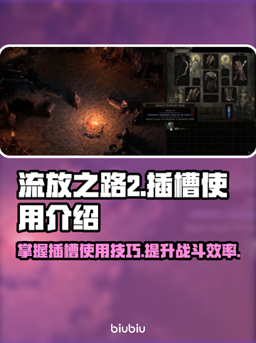流放之路2🔥插槽使用全攻略💎截图1