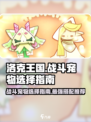 洛克王国世界战斗宠物怎么选介绍