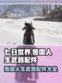 七日世界雪国人生武器配件有哪些介绍
