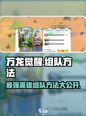 万龙觉醒🔥英雄组队秘籍，快速上分必备！截图1