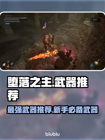 堕落之主最强🔥新手必知武器推荐！🎮截图1