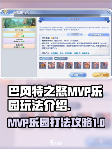 巴风特之怒MVP乐园怎么打介绍截图1