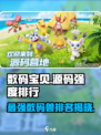 数码宝贝源码强度排行榜介绍