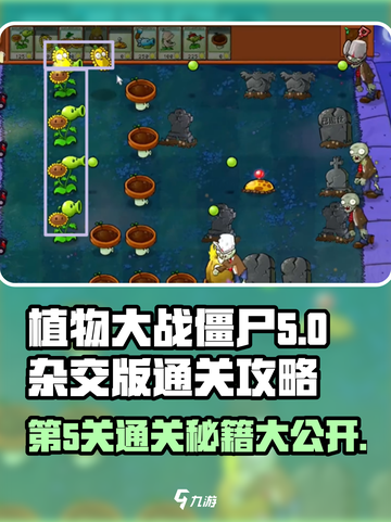 植物大战僵尸杂交版第5关🔥通关秘籍🎉截图1