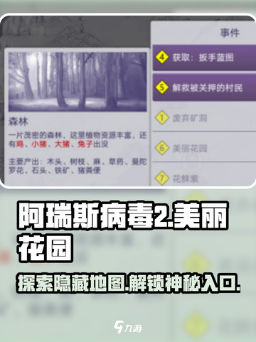 阿瑞斯病毒2美丽花园在哪？🔥秘密入口等你发现！截图1