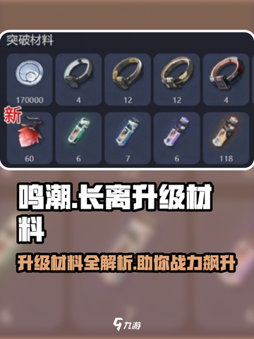 鸣潮🔥长离升级材料大曝光！游戏玩家必看💎截图1