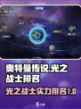 奥特曼光之战士排名推荐介绍
