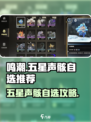 🎮鸣潮五星声骸自选必看！选对轻松起飞
