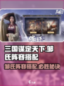 三国谋定天下🔥邹氏阵容搭配秘籍，必胜攻略来了！