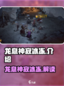 龙息神寂冰冻🔥超酷游戏体验不容错过！