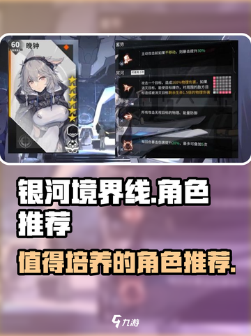 银河境界线🔥值得培养的角色大揭秘！🚀截图1