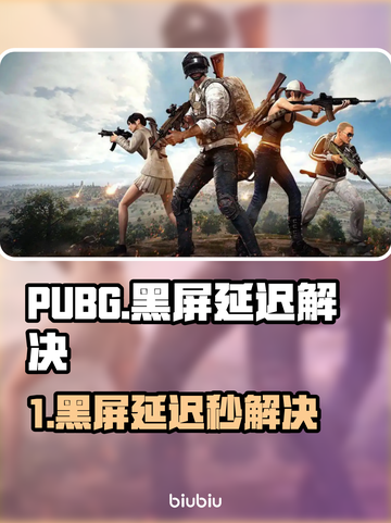  PUBG黑屏+延迟爆表？速看解决方法🔥🎮截图1