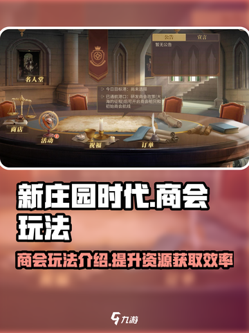 新庄园时代商会玩法是什么介绍截图1