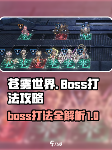 苍雾世界boss攻略分享介绍截图1
