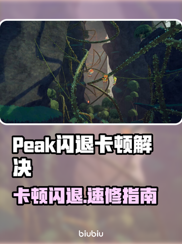 🎮Peak闪退卡顿？一招修复不求人！截图1