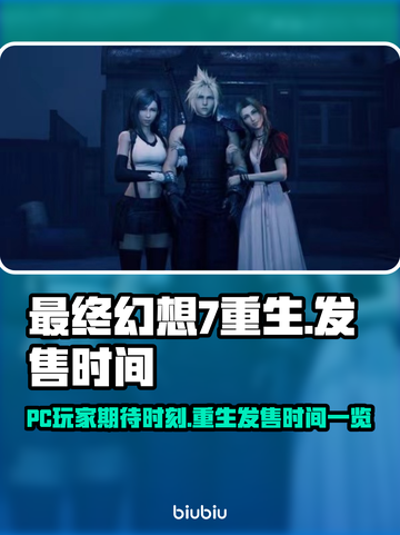 最终幻想7重生(PC发售时间🔥抢先看)截图1