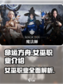 命运方舟女巫是什么职业介绍