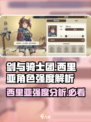 剑与骑士团🔥西里亚角色强度大起底！💎