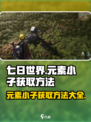 七日世界元素小子怎么获得介绍