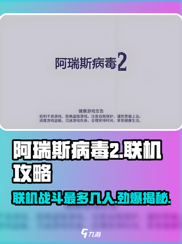 阿瑞斯病毒2联机方法🔥最多几人一起玩？游戏技巧大公开！截图1