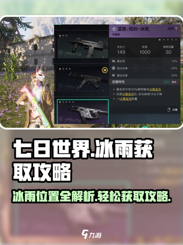七日世界😎冰雨位置大曝光！超详细获取攻略🔥截图1