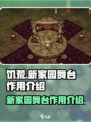 饥荒新家园舞台有什么用介绍