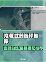 鸣潮⚡武器自选必看！最强推荐🔥助你战无不胜！