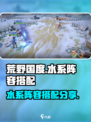 荒野国度水系阵容搭配分享介绍