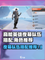 高能英雄夜幕队伍搭配介绍