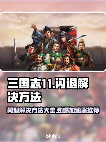 三国志11闪退？这个加速器💎让你畅玩不卡顿！截图1
