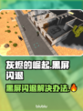 🔥《灰烬的崛起》黑屏闪退？一招解决！💥
