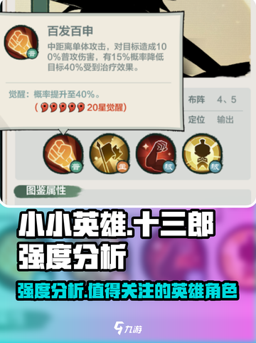 小小英雄十三郎🔥强度逆天，游戏必备🔥截图1
