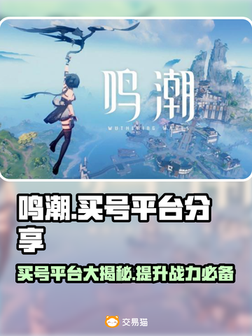 鸣潮买号平台大曝光！🔥安全可靠吗？玩家必看！截图1