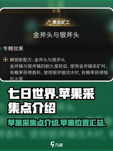 七日世界🍎采集点曝光！玩家必看⚡截图1